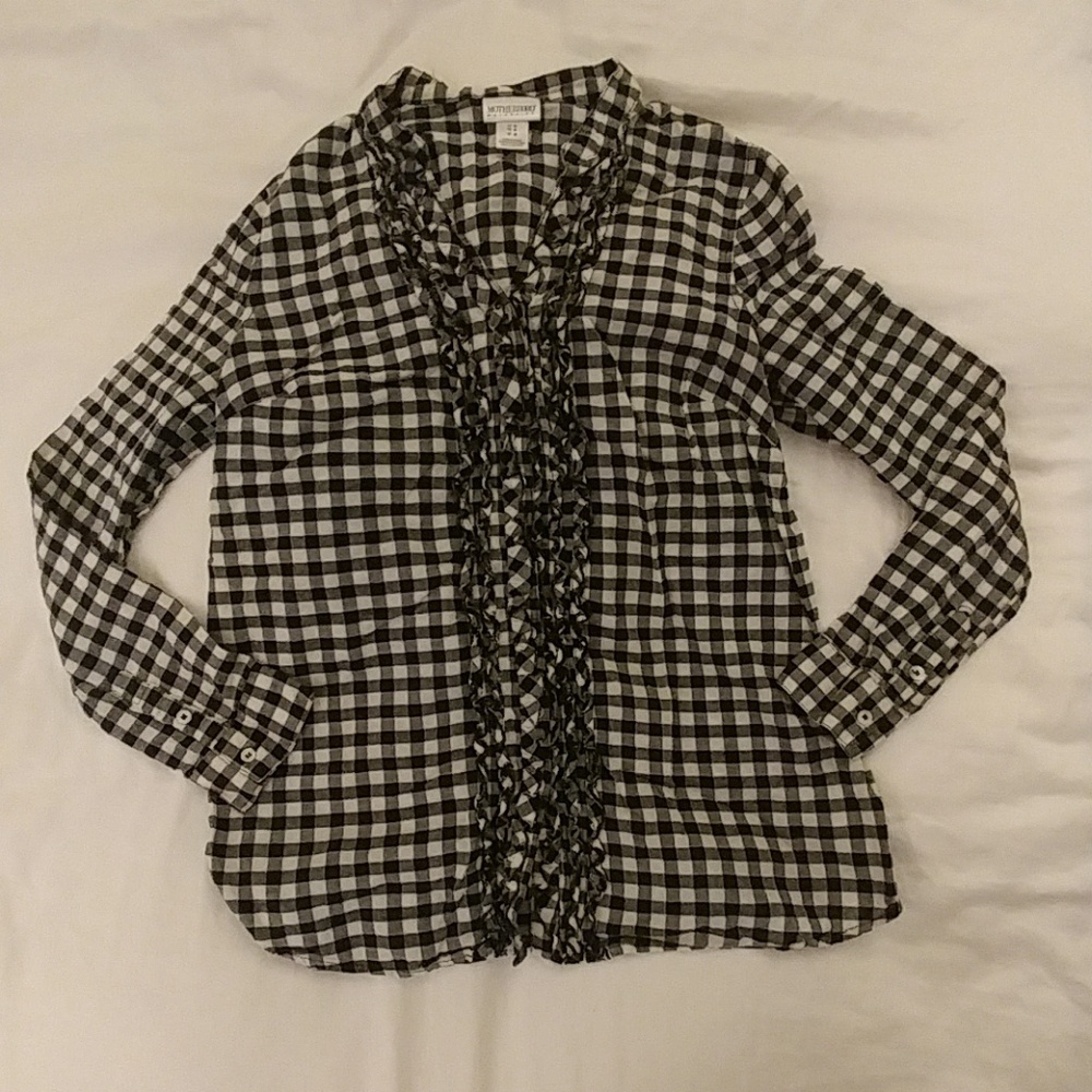 Motherhood maternity dress shirt